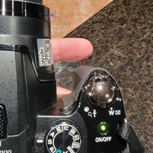 Nikon COOLPIX P100 10.3MP Digital Camera - Black With Charger & Carrying Case - Picture 5 of 13